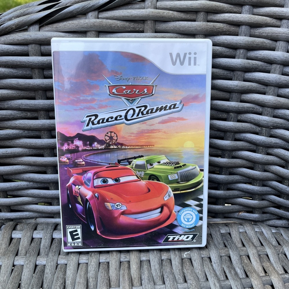 Disney's Cars Race O Rama - Nintendo Wii Game & Manual Tested / Fast Shipping